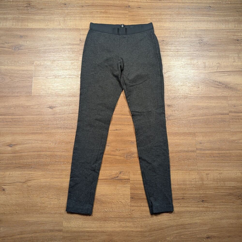 J. Crew Pixie Skinny Leg Pants Womens Size 6T Tall Gray Zipper Closure Business